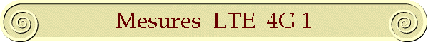 Mesures  LTE  4G 1
